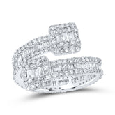 1 1/2CTW-DIA LADIES CUFF RING FULL ETERNITY SHANK